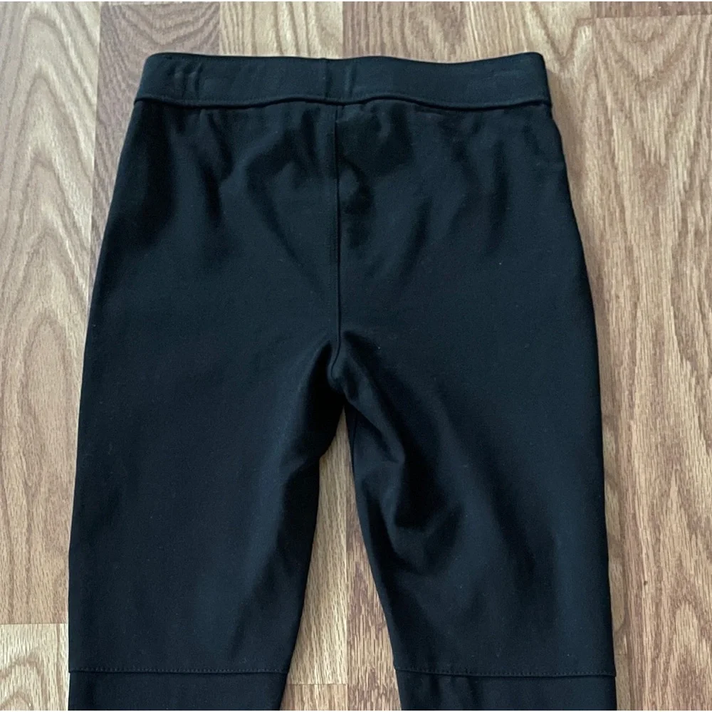 BAR III Faux Leather Trimmed Skinny Leg Pants Size Small